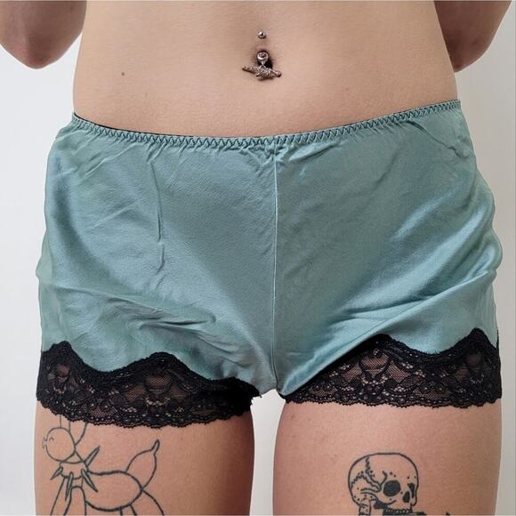 Samantha Change Classic Silk Tap Shorts - Clearwater - M - Picture 3 of 6